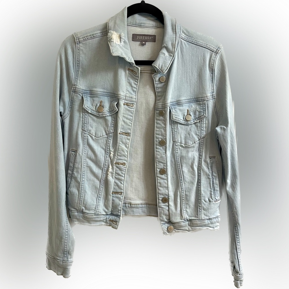 JUST USA Denim Jacket NWOT GREAT CONDITION!